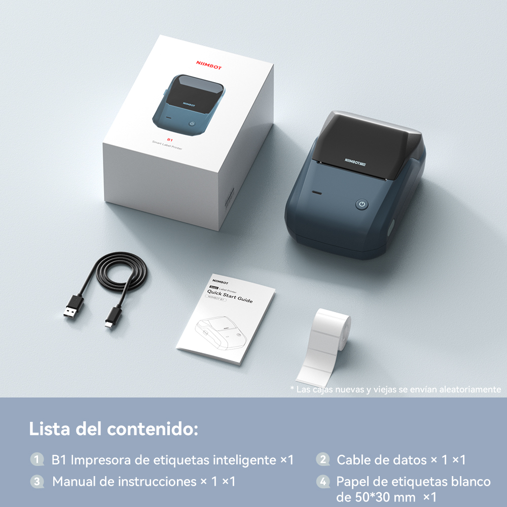 Impresora de Etiquetas NIIMBOT B1 Green - Portátil y Versátil - Imagen 5