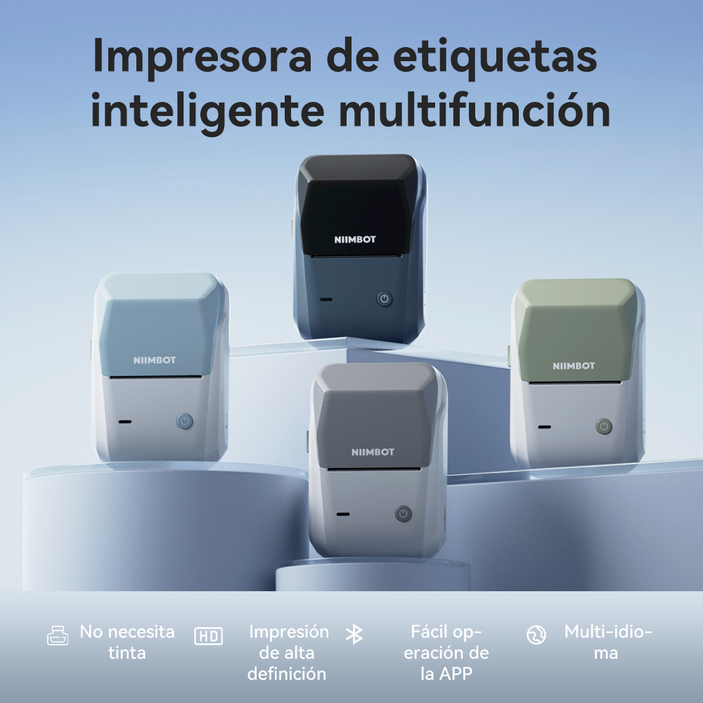 Impresora de Etiquetas NIIMBOT B1 Green - Portátil y Versátil - Imagen 7